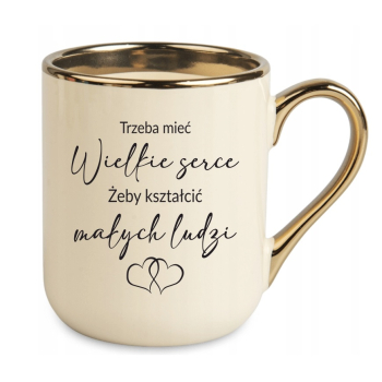 Kubek na dzień nauczyciela - wielkie serce